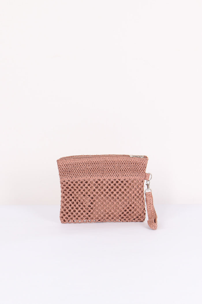 Pochette Rafia Rosa-4