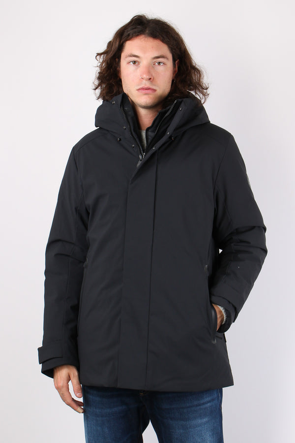 Wilder Piumino Medio Zip Black