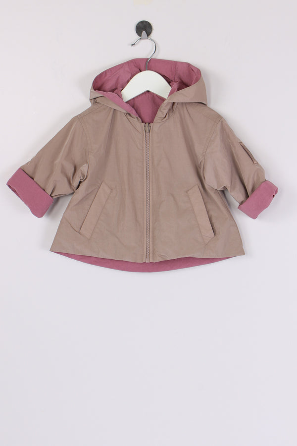 Cappettina Cappuccio Reversibi Hazelnut/iris