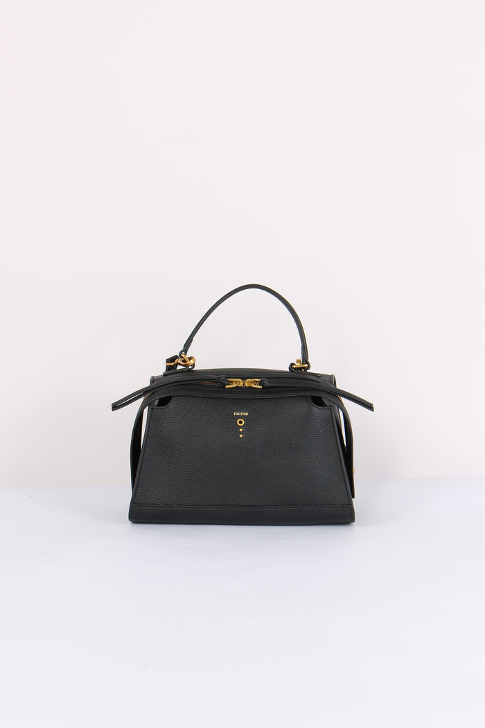 Trapezio Pelle Martellata Black