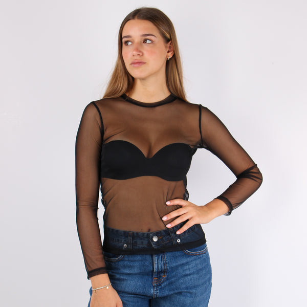 T-shirt M/l  Tulle Nero-2