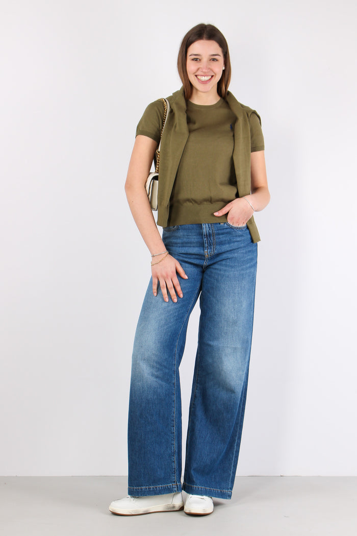 Pullover Manica Corta Willow Green-6