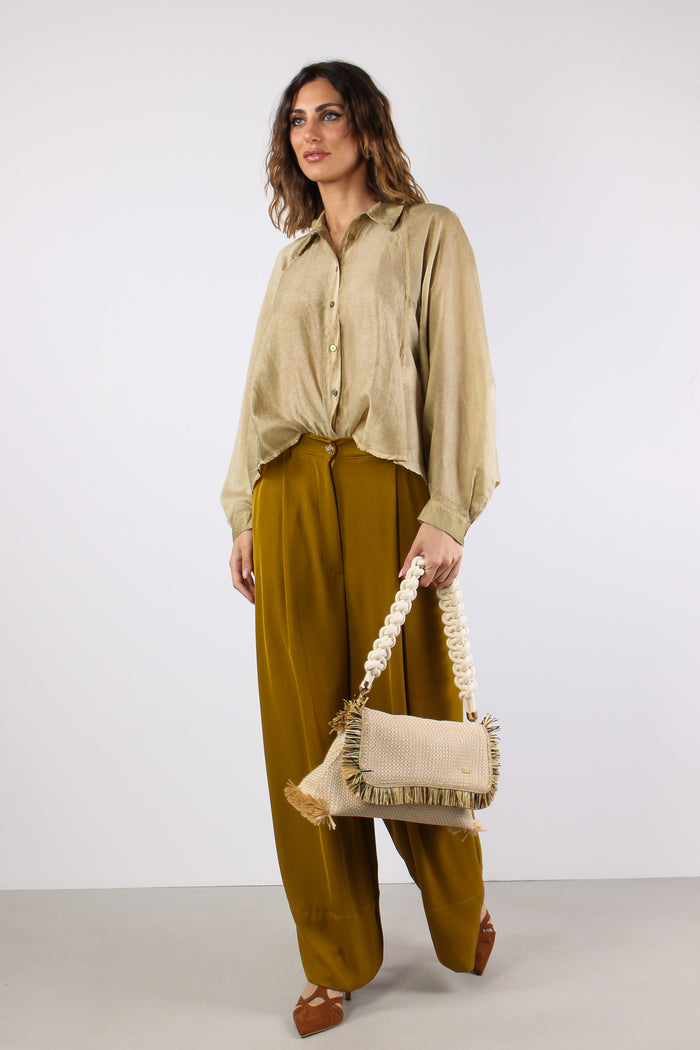 Camicia Over M/l Olio-6