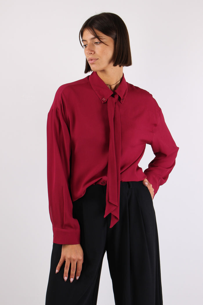 Camicia Viscosa Fusciacca Collo Scarlet-3