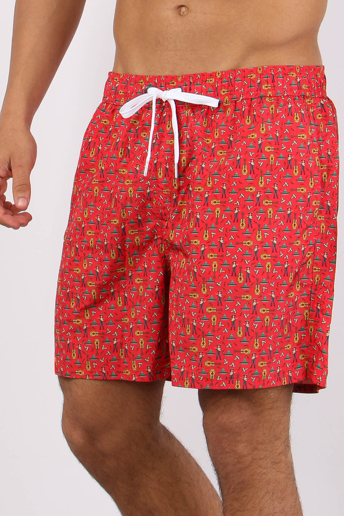 Costume Pantalone Fantasia Rosso-3