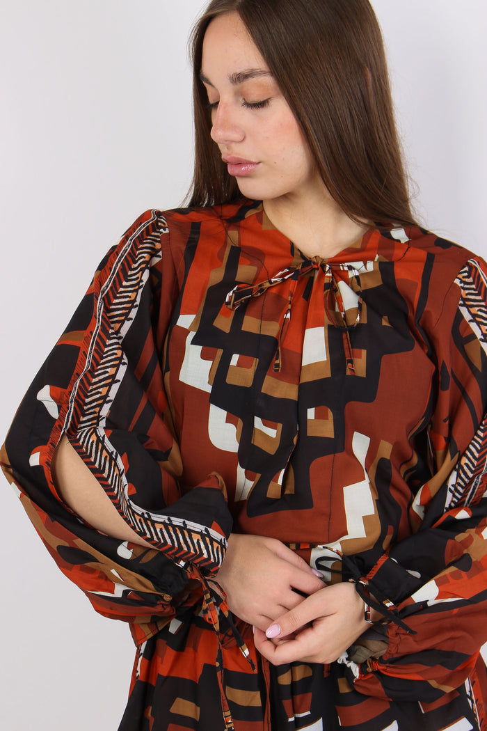 Camicia Fantasia Etnica Multicolor-10