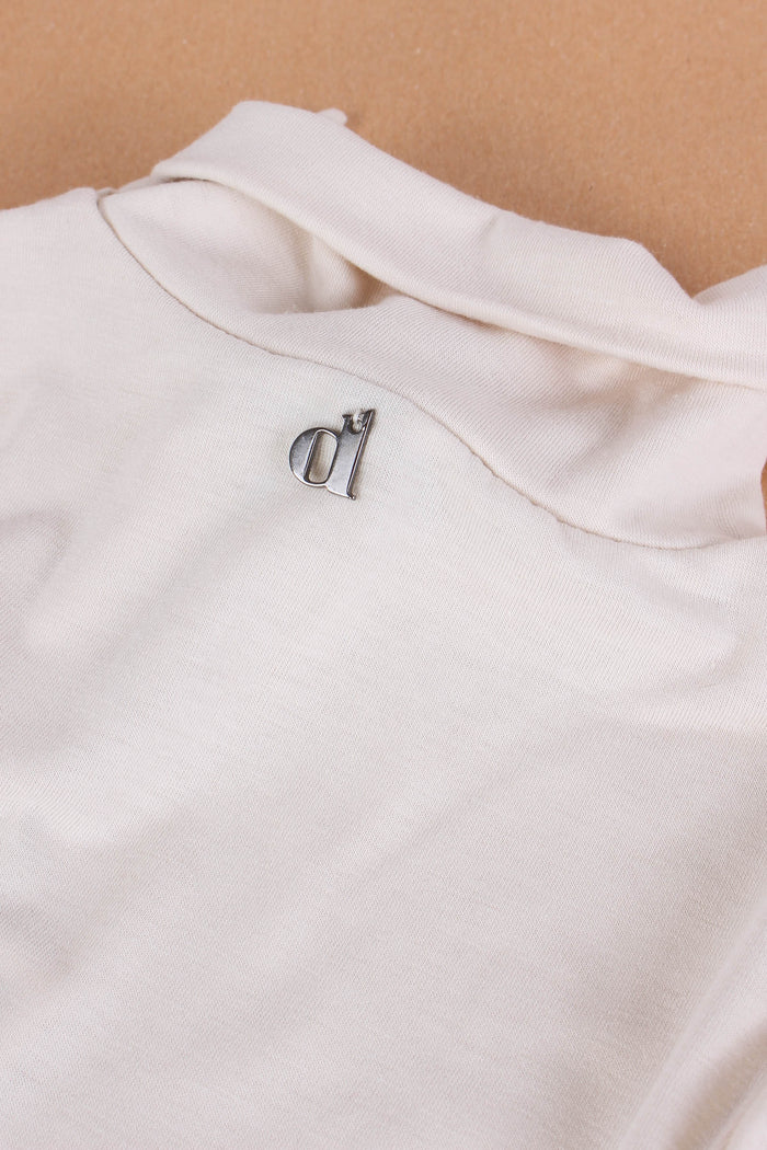 Lupetto Fiocco Laterale Beige-5