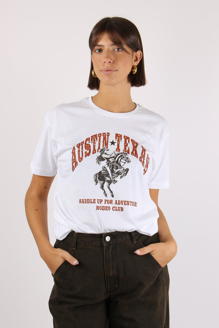 T-shirt Stampa Bianco