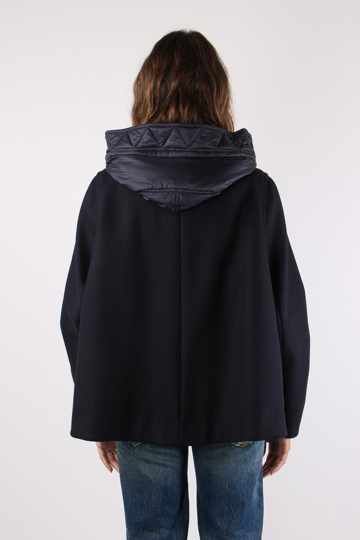 Cappa Cappuccuio Nylon Blu-4