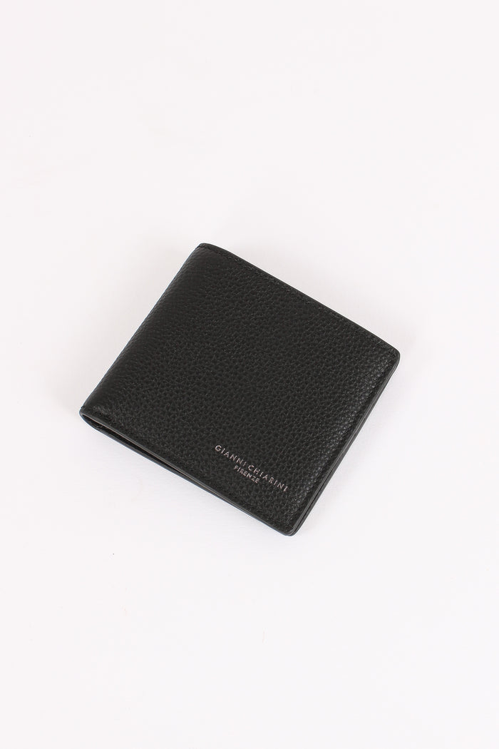 Portafoglio Pelle Martellata Nero-2