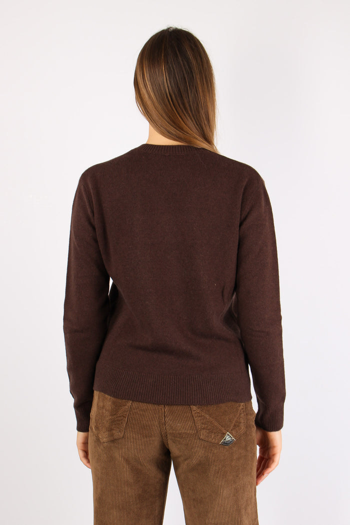 Girocollo Team Blonde Marrone-4