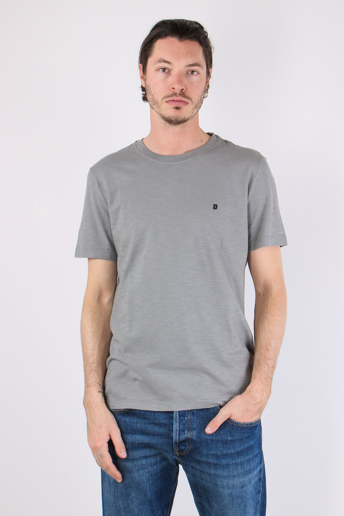 T-shirt Cotone Fiammato Logo Fume-3