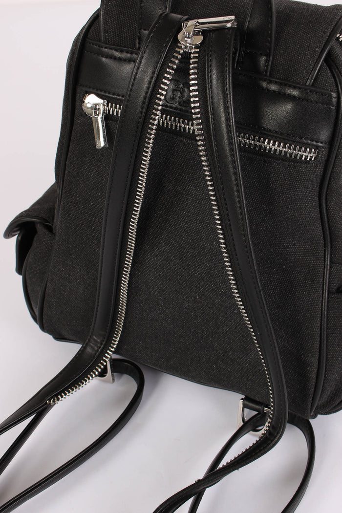 Zaino Denim Logo Black-7