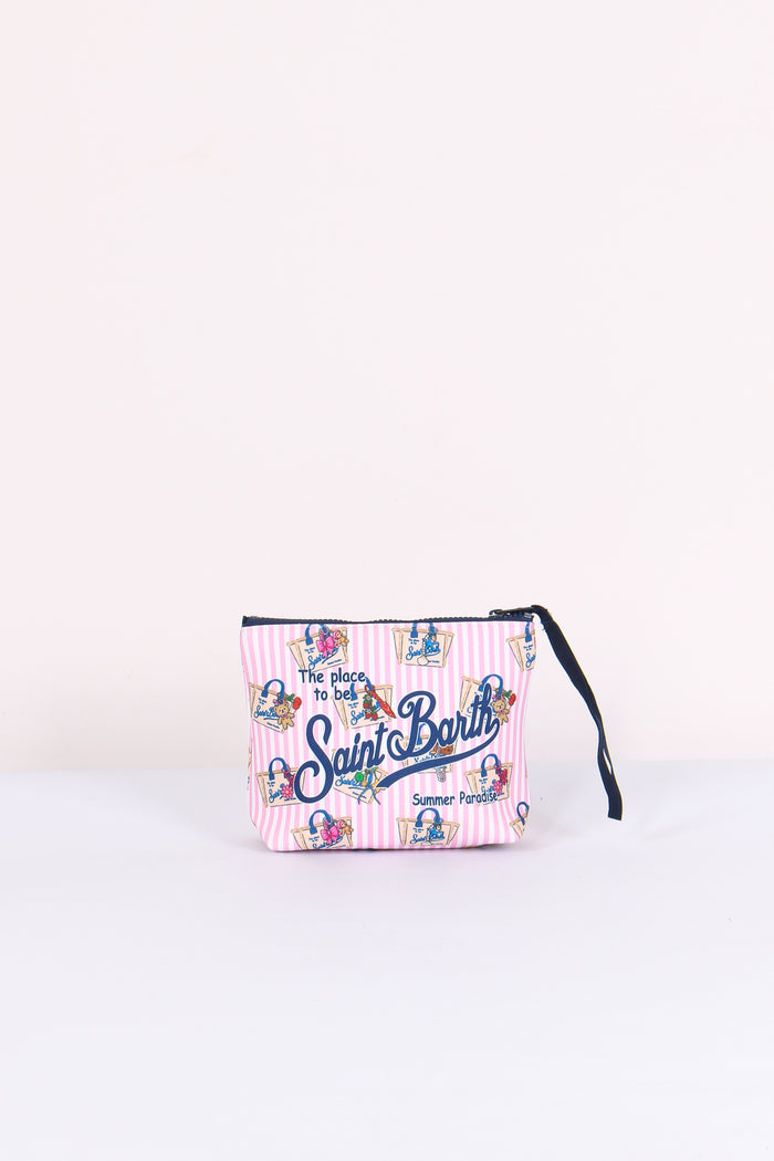 Aline Pochette Charms Rosa-3