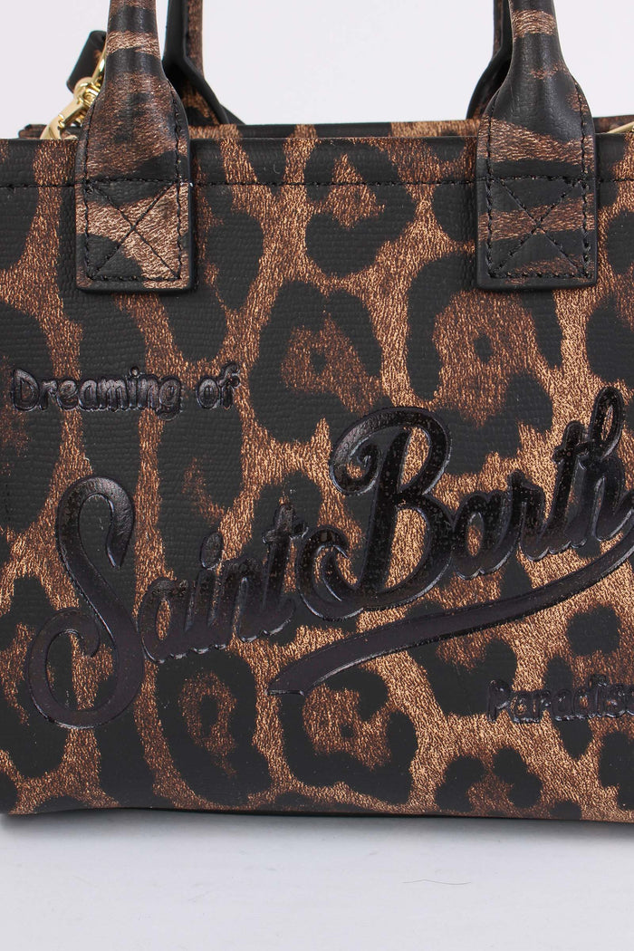 Mini Borsa Mano Animalier Leopard-5