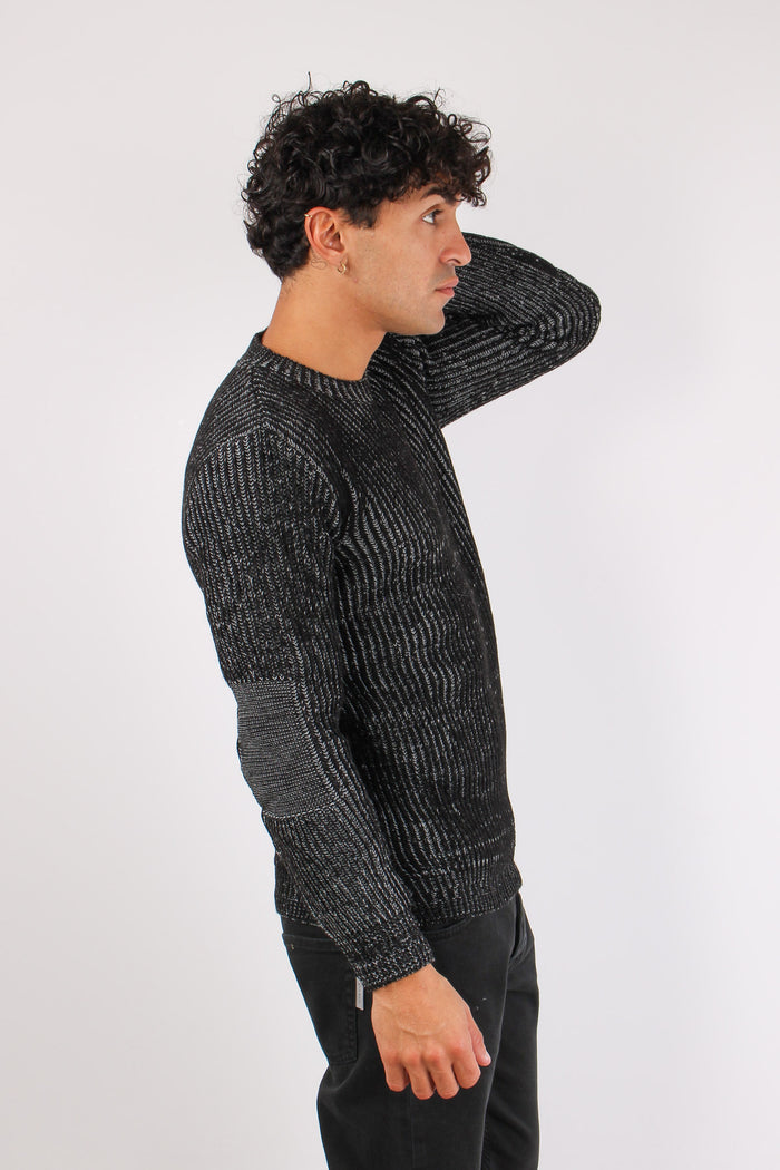 Girocollo Costa Inglese Bicolo Nero/perla-3