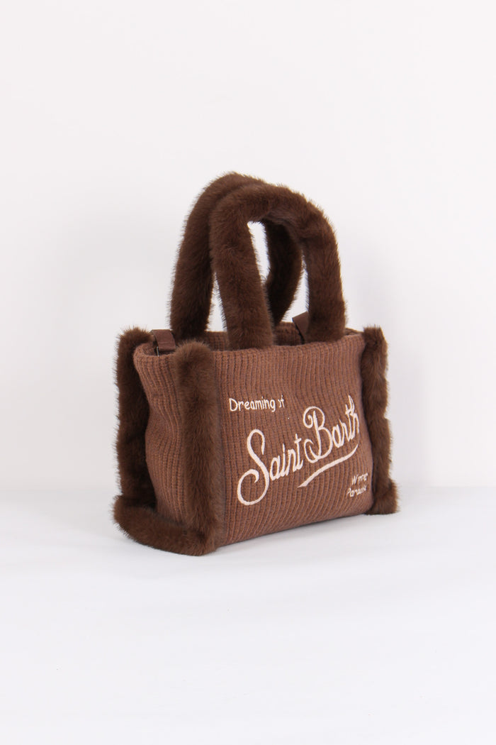 Shopping Pelliccia Marrone-6