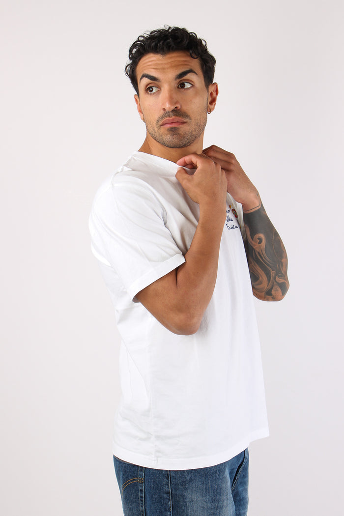 T-shirt Scritta Ricami Frutta-5