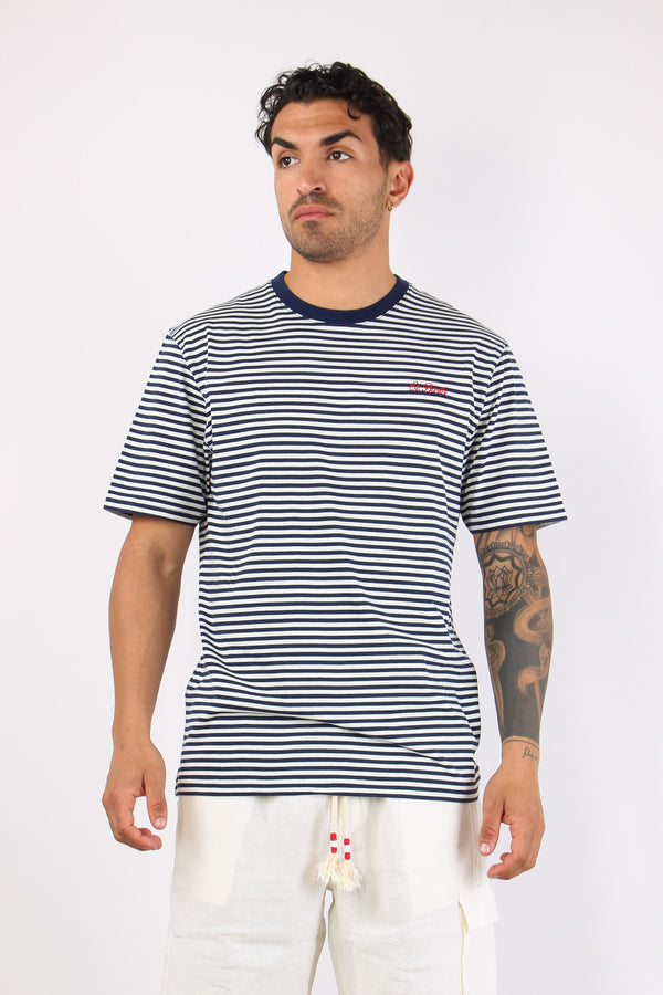 T-shirt Righe Blu/bianco-2