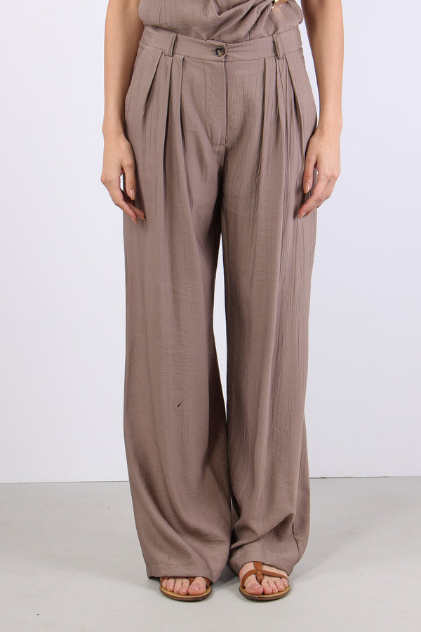Pantalone Effetto Corteccia Tortora-2
