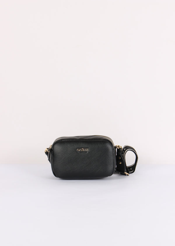 Camera Bag Tracolla Logo Nero