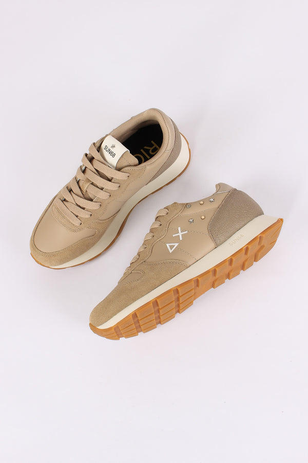 Sneakers Ally Studs Beige-2