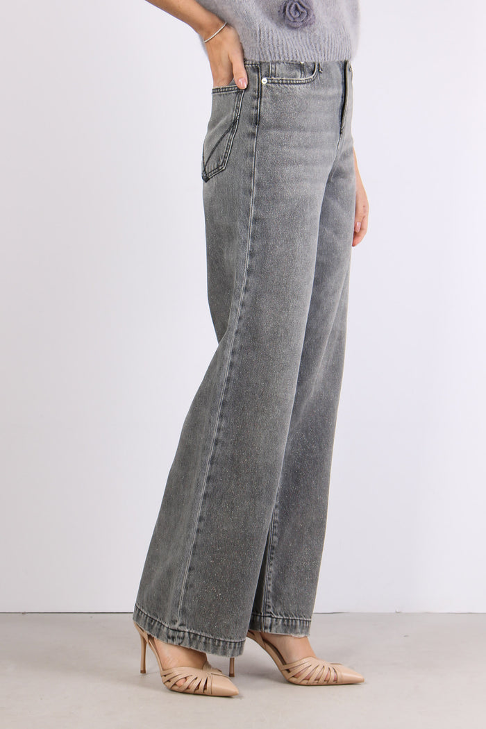 Denim Regular Brillantini Denim Black-9