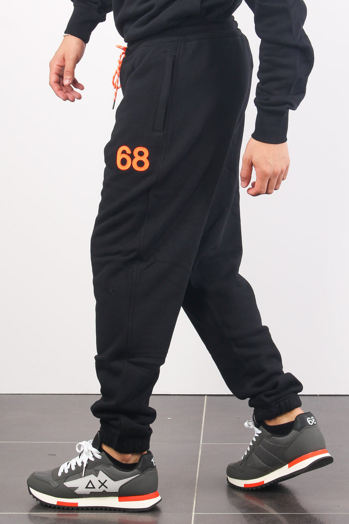 Pantalone Logo Fluo Nero-5