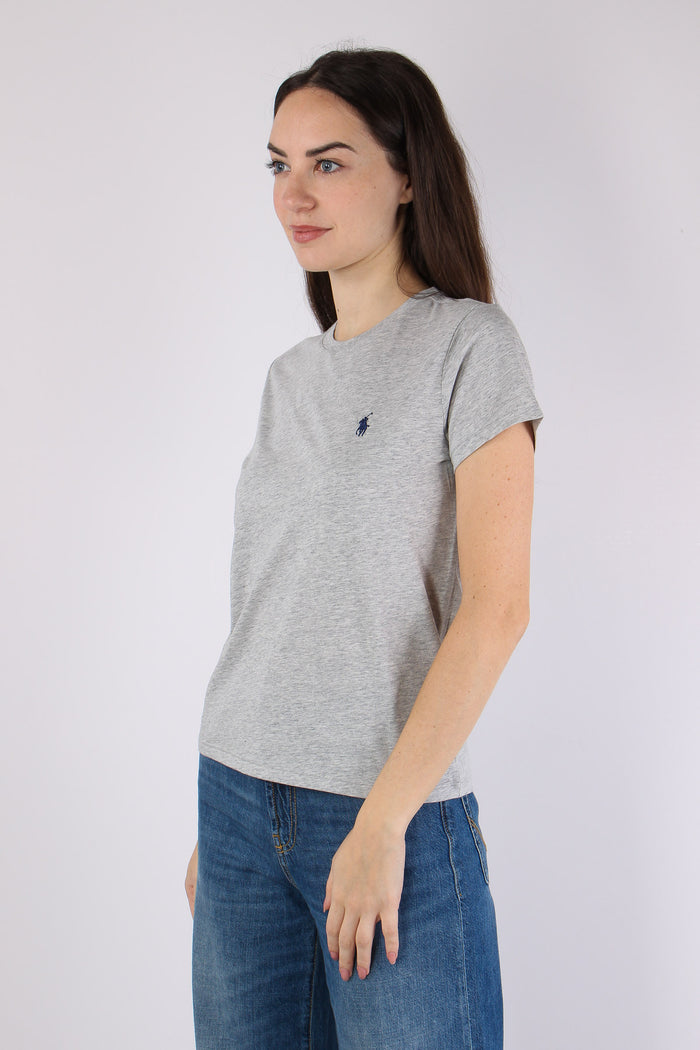 T-shirt Manica Corta Basica Cobblestone Heather-4