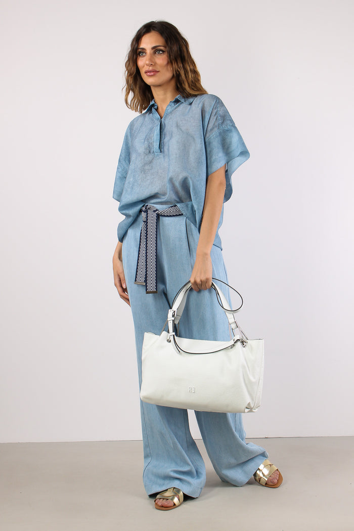 Camicia Over M/m Denim-5