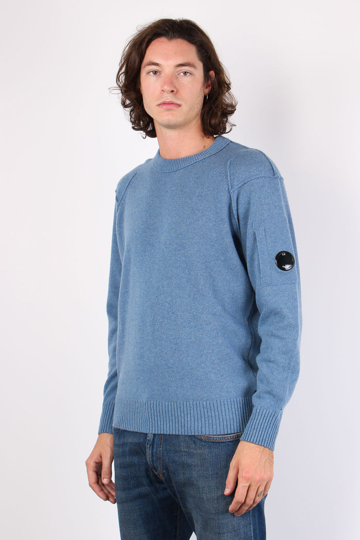 Maglia Girocollo Lambswool Flint Stone-5