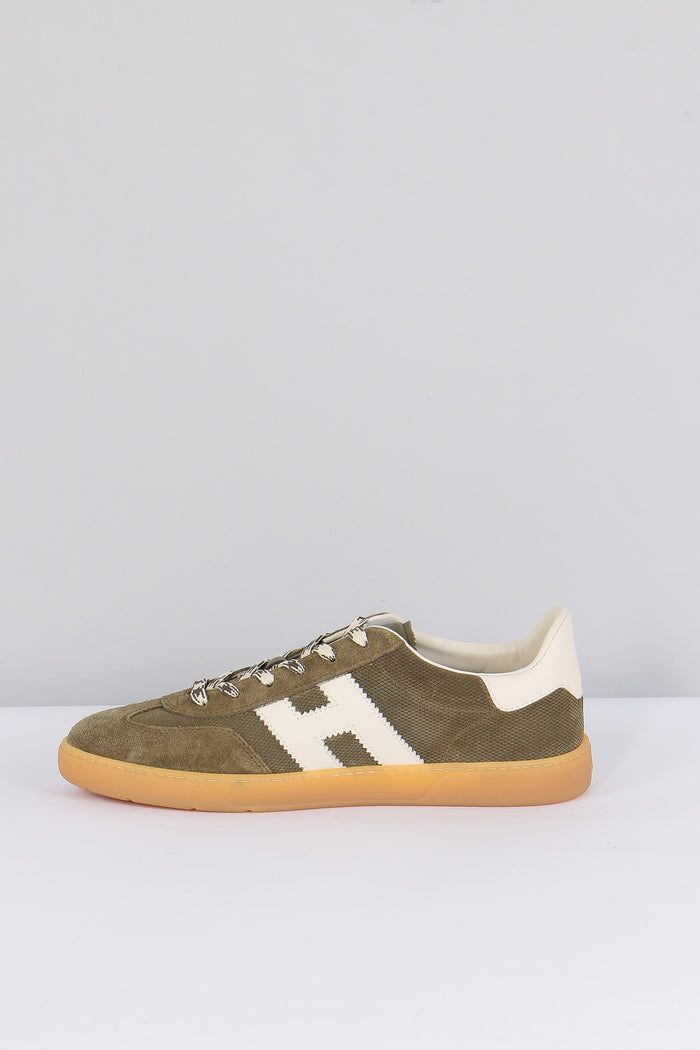 Sneaker Cool Camoscio Verde-8