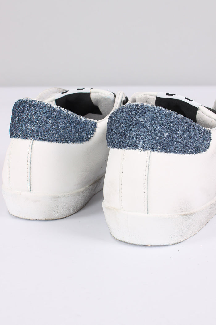 Sneakers Prime Star Stella Glitter Bianco/blu-7