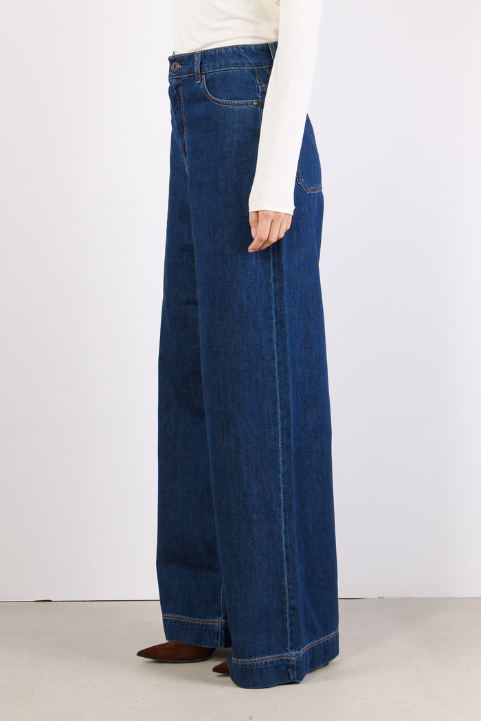 Vega Jeans Palazzo Scuro Pulito-5