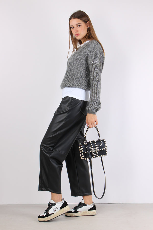 Maglia Mohair Paillettes Perla