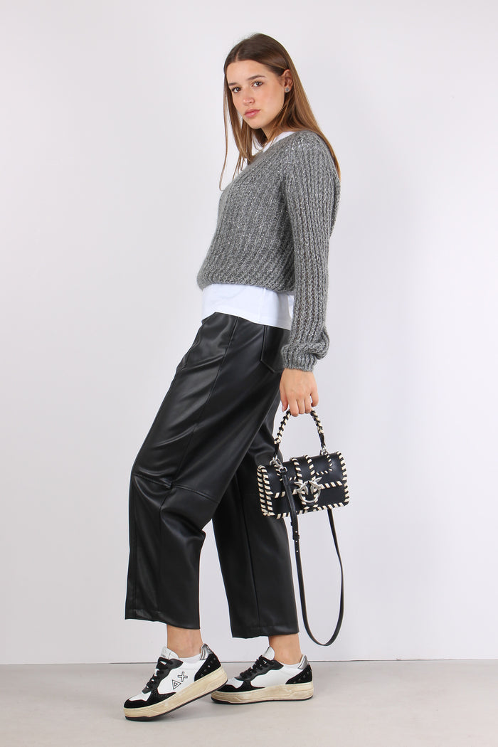 Maglia Mohair Paillettes Perla