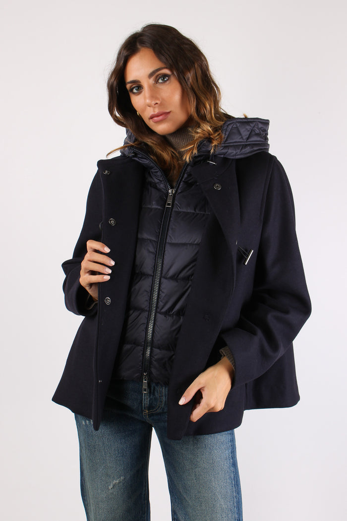 Cappa Cappuccuio Nylon Blu-3