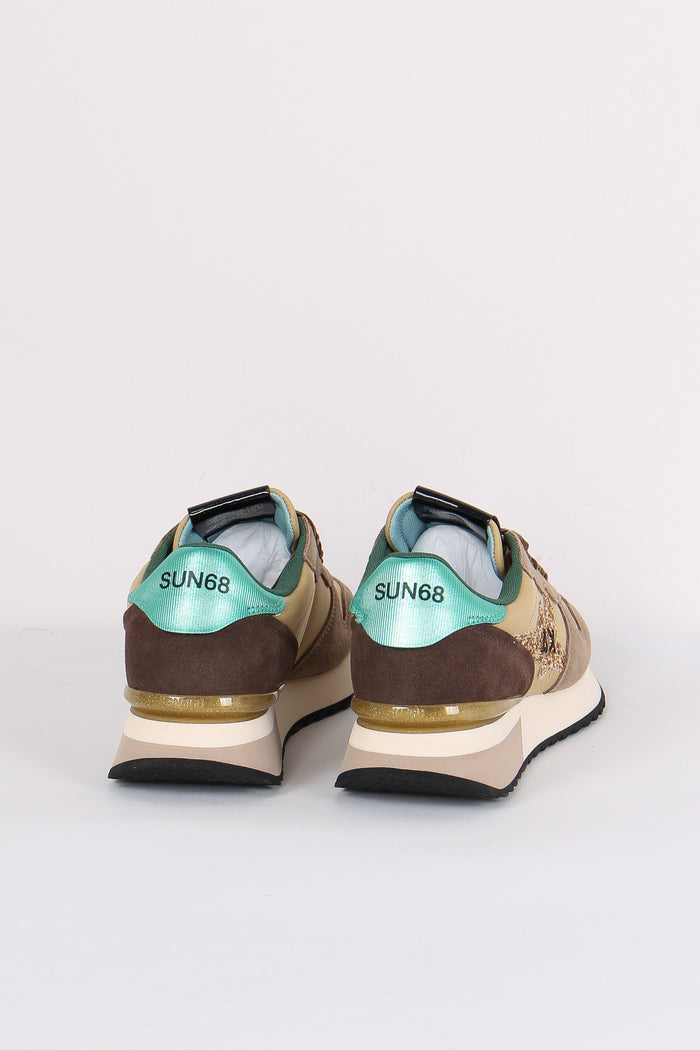 Sneaker Stargirl Glitter Logo Beige-4