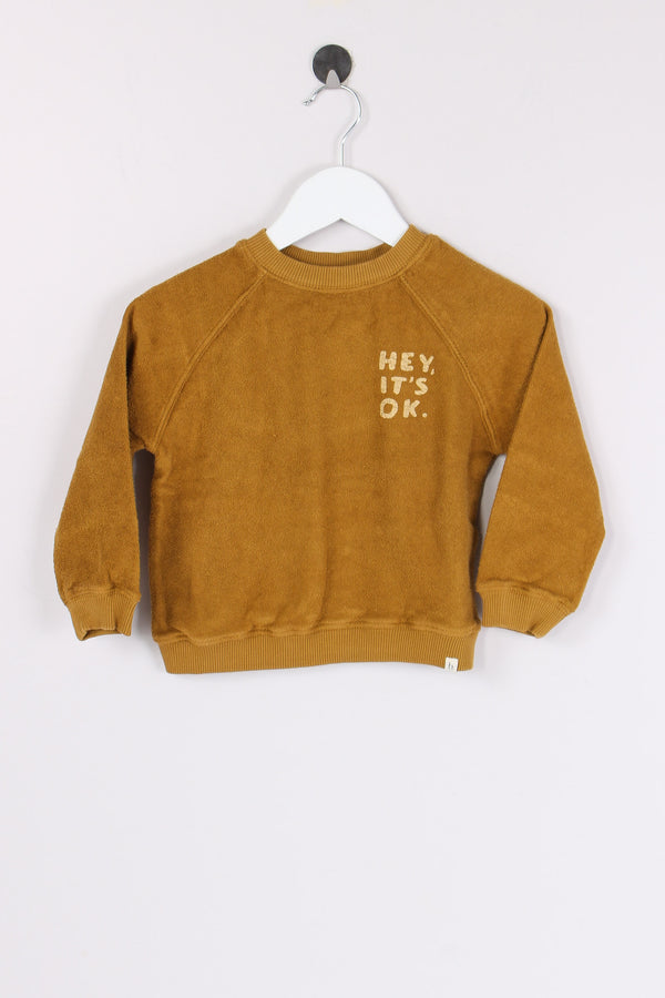 Felpa Rovesciata Ocre