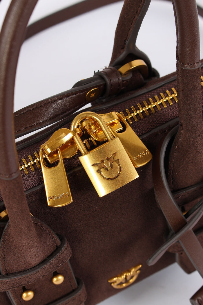 Bowling Bag Suede Marrone/castano-8