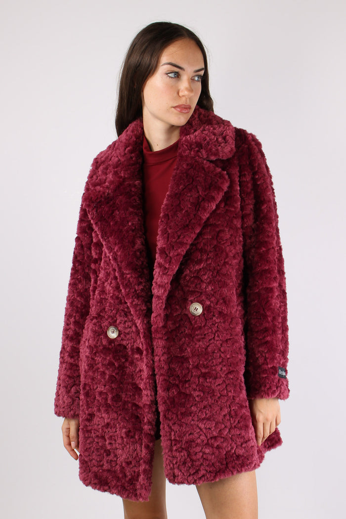 Giubbotto Lungo Revers Atstrak Sugar Plum-5