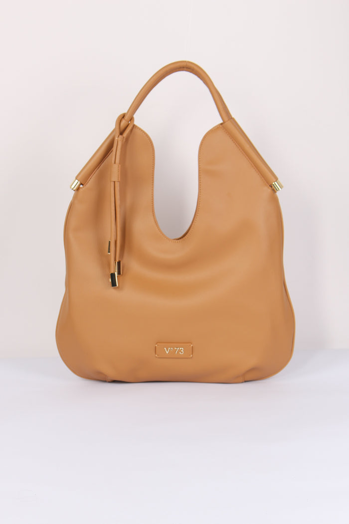 Amber Mazzaluna Ciondolo Oro Camel