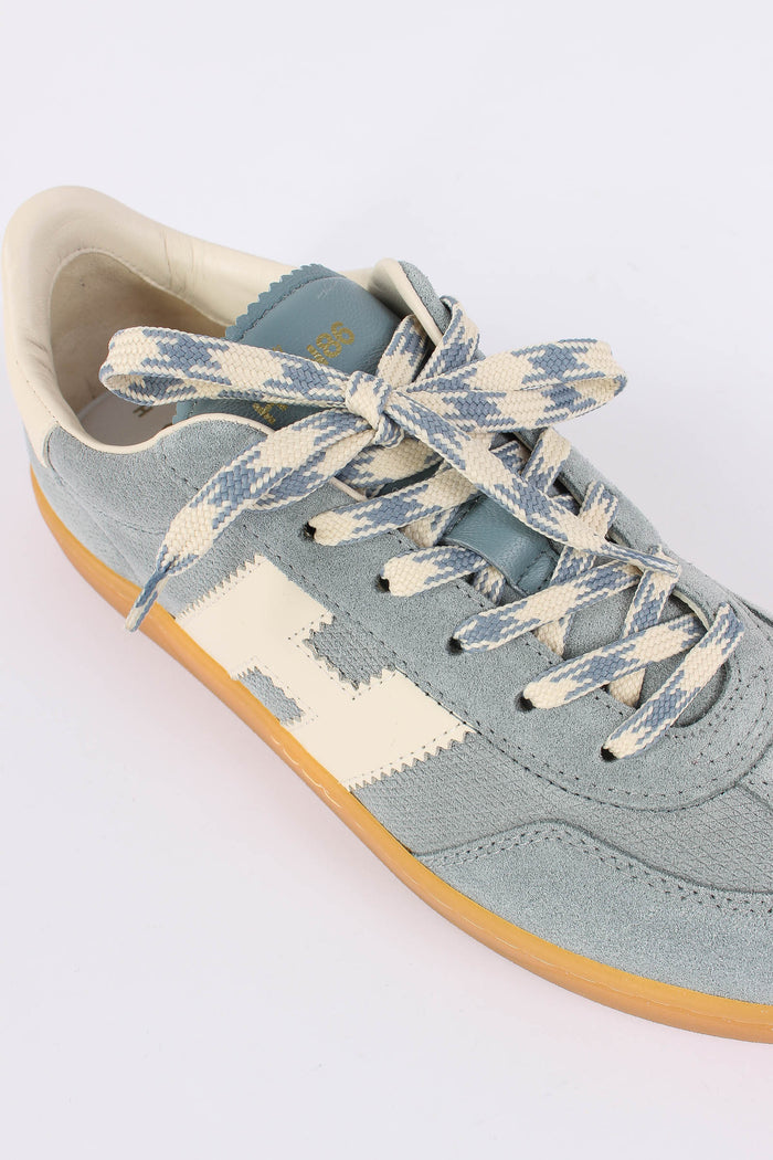 Sneaker Cool Camoscio Azzurro-4