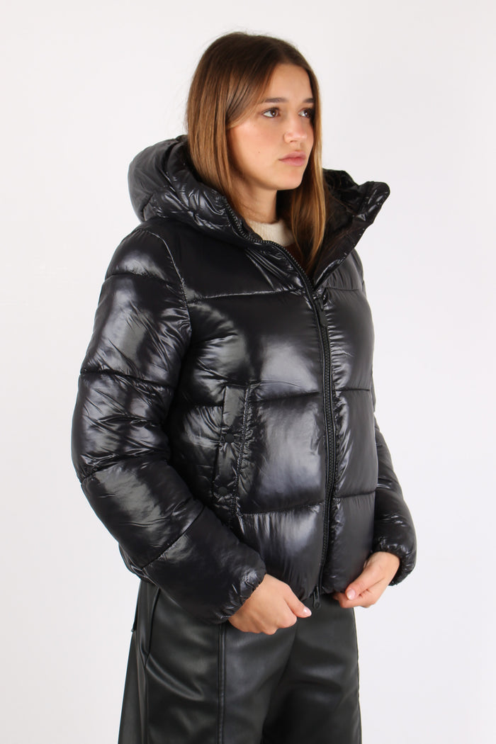 Biddy Piumino Cappuccio Luci Black-7