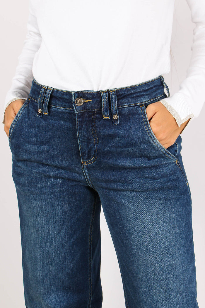 Denim Flare Tasca America Denim Medio-6