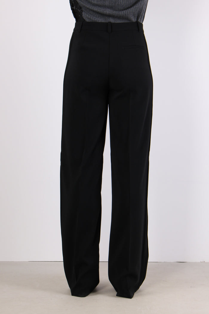 Rufa Pantalone Crepe Nero Limousine-6
