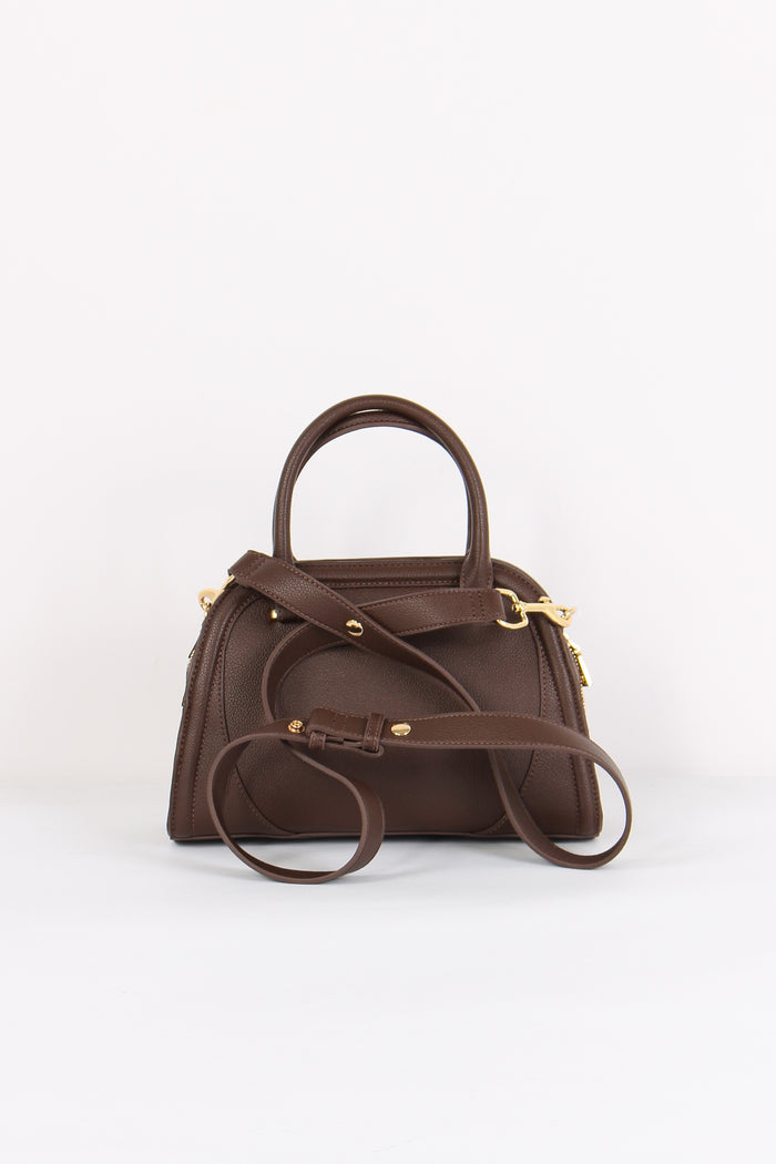 Bauletto Maxi Logo Placca Testa Di Moro-3