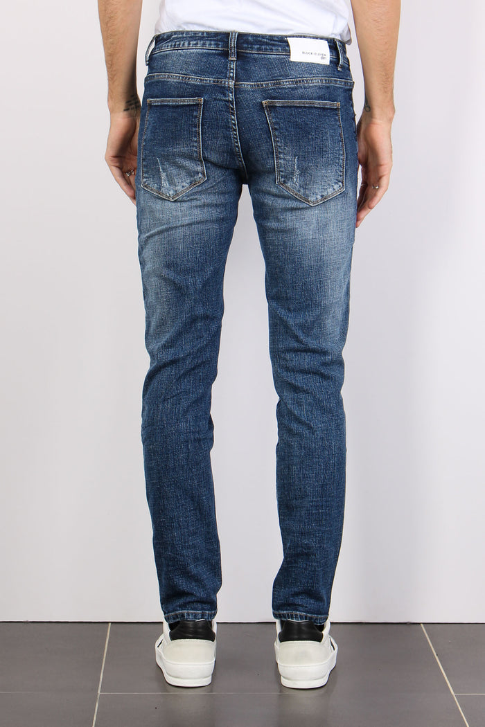 Jeans Superflex Micro Rotture Denim Medio-3