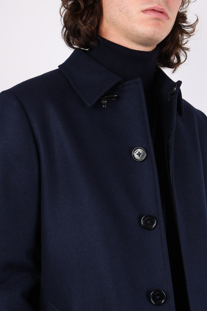 Cappotto Panno Blu-6