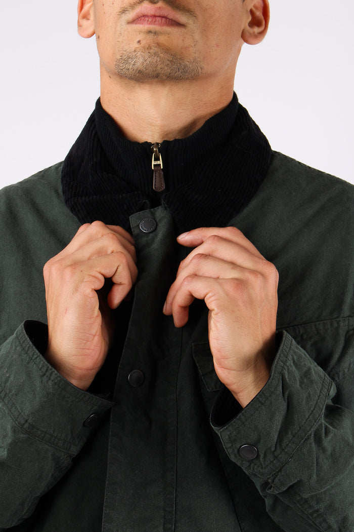 Field Jacket Colletto Velluto Militare-7